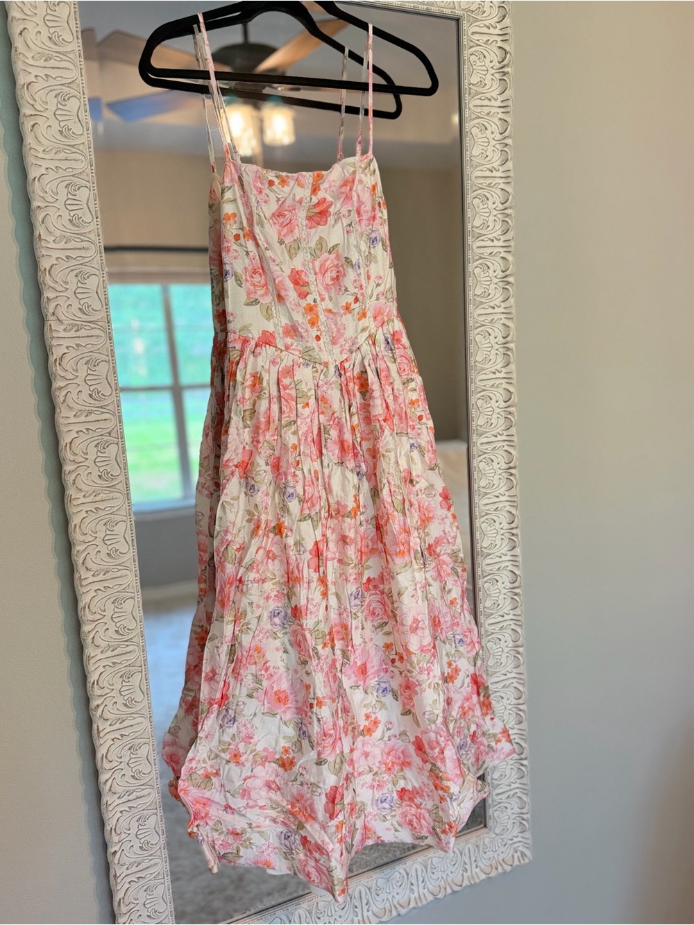 NWT Altar'd State Floral Maxi Sundress with Corset Bodice S